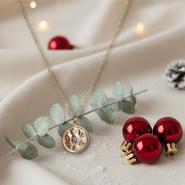 Orbis - Collana Artigianale con Catena Inox 18K e Ciondolo Sfera Zirconi - Made in Italy - OE!