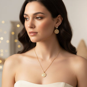 Orbis - Collana Artigianale con Catena Inox 18K e Ciondolo Sfera Zirconi - Made in Italy - OE!