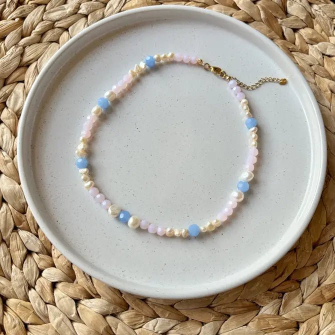 PASTELLO - collana con cristalli color pastello - OE!