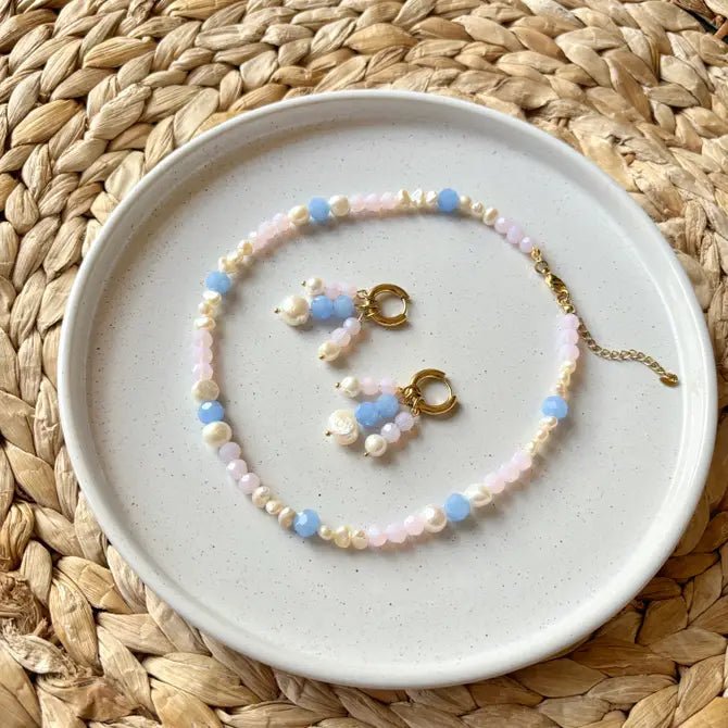 PASTELLO - collana con cristalli color pastello - OE!