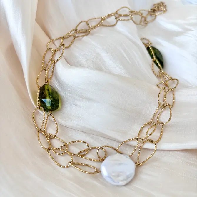 Peridot Bliss - COLLANA LUNGA - OE!