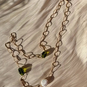 Peridot Bliss - COLLANA LUNGA - OE!