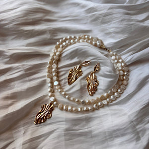 Petali d'oro - collana - OE!