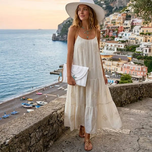 Playa pochette in paglia con spilla removibile artigianale