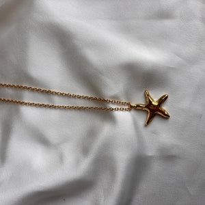 Positano Star - Collana con ciondolo a stella marina in oro - OE!