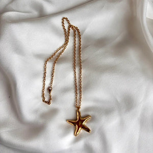 Positano Star - Collana con ciondolo a stella marina in oro - OE!