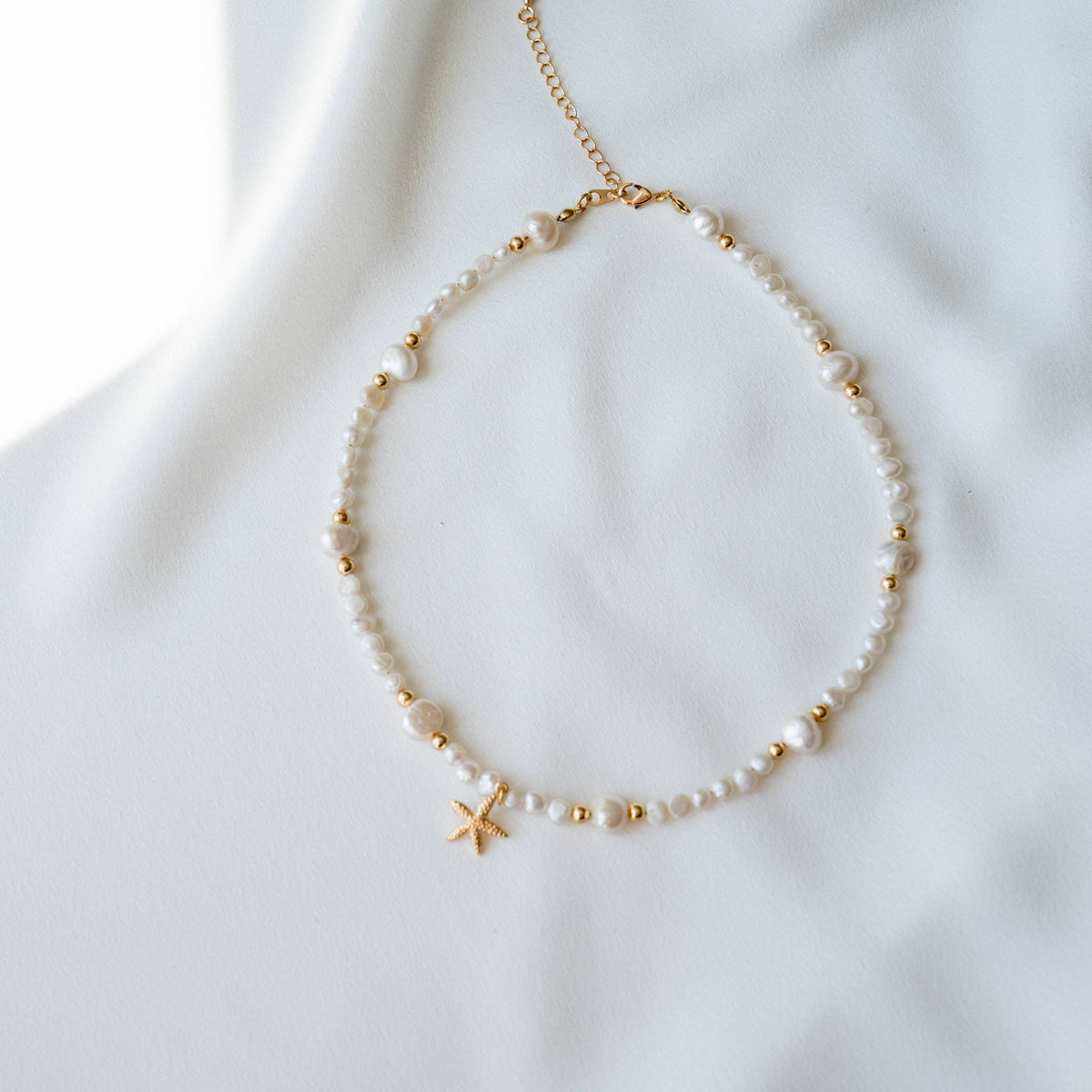 PRAIANO - Collana perle e Stella marina - OE!