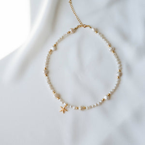 PRAIANO - Collana perle e Stella marina - OE!