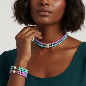 Rainbow Glow - Choker con Perla Keshi - OE!