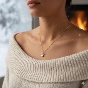 REINDEER – COLLANA NATALIZIA ORO CON PENDENTE - OE!