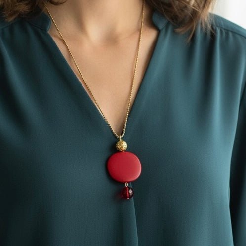 RUBY AURA COLLANA - OE!