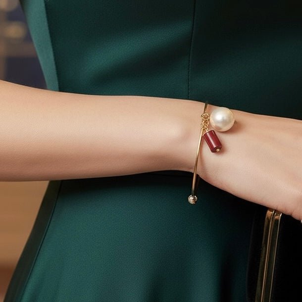 Ruby Radiance Bangle Bracciale - OE!