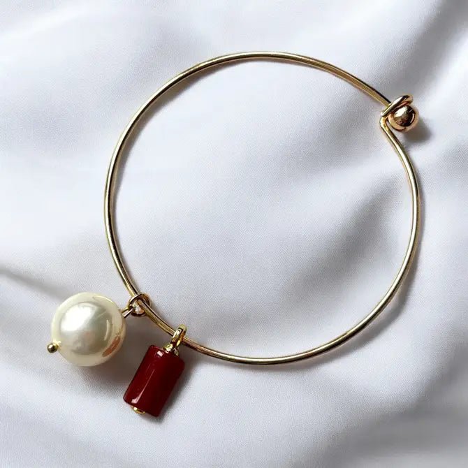 Ruby Radiance Bangle Bracciale - OE!