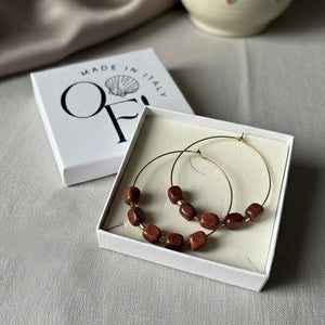 SABBIA SUNSET - cerchi con pietre naturali - OE!