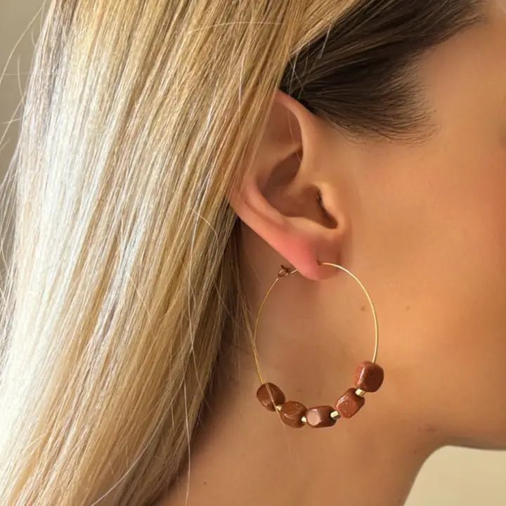 SABBIA SUNSET - cerchi con pietre naturali - OE!