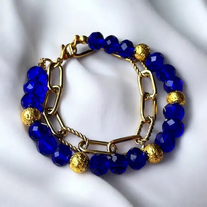 SAPPHIRE GEM BRACCIALE - OE!