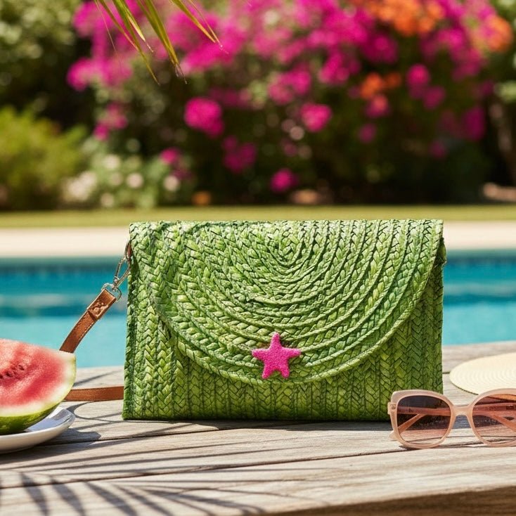 Summer Starfish – Pochette in Paglia Naturale - OE!