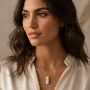 TRIO PEARLS - Collana - OE!