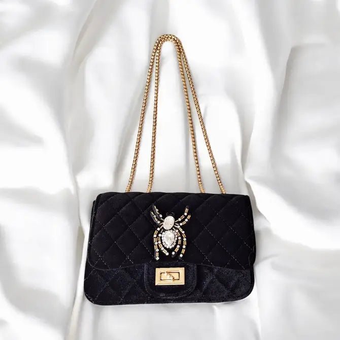 Velvet Luxe Bag - Spider Edition - borsa - OE!