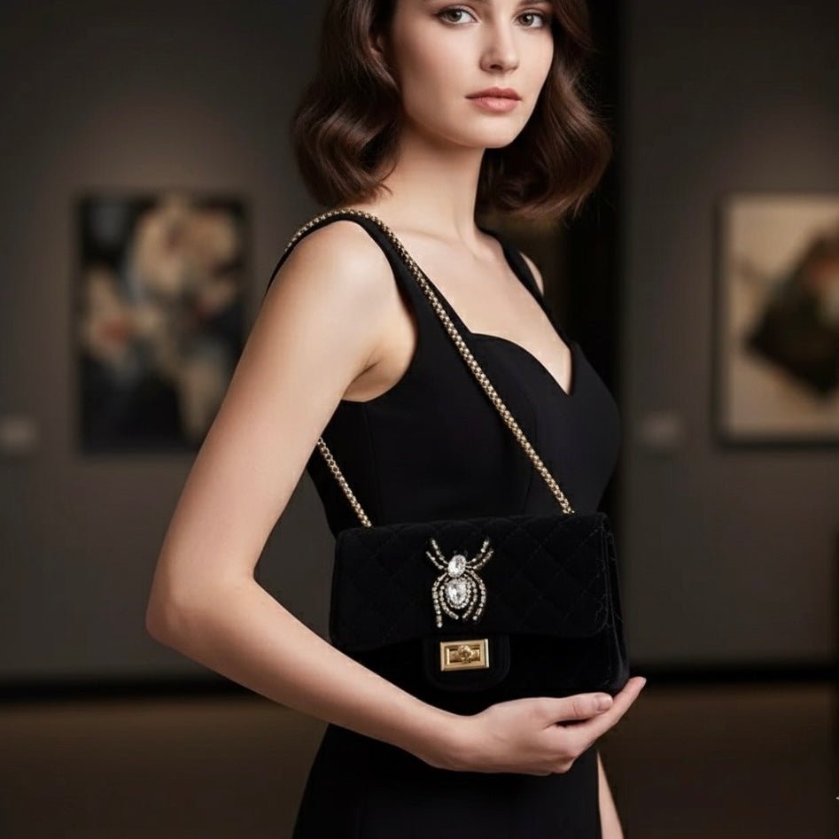 Velvet Luxe Bag - Spider Edition - Borsa - OE!