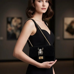 Velvet Luxe Bag - Spider Edition - Borsa - OE!