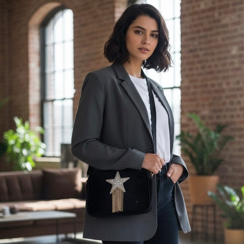 VELVET STAR BORSA TRACOLLA - OE!