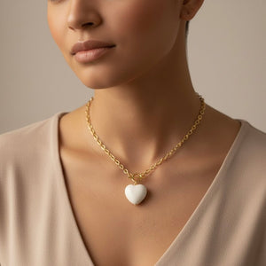 White Love - collana a catena - OE!