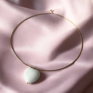 White Love - collana rigida - OE!