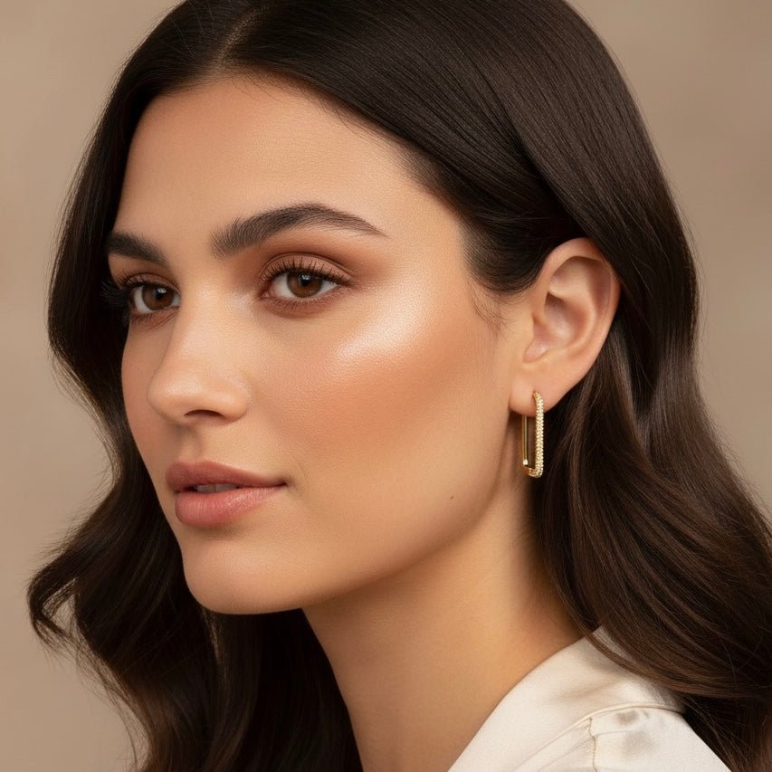 ZIRCONI - ORECCHINI IN ORO E ZIRCONI - OE!