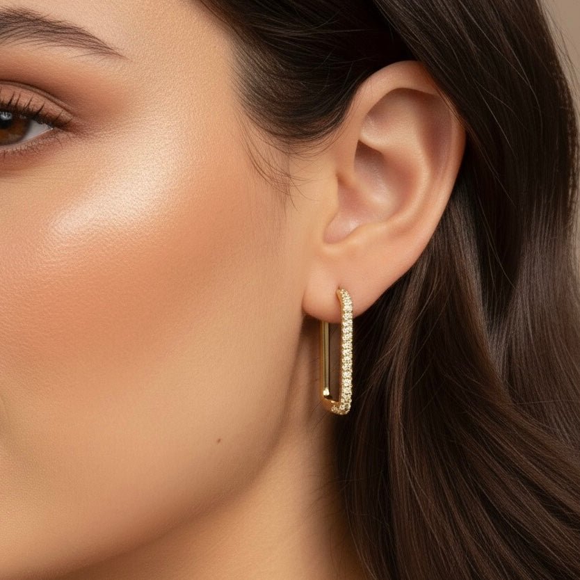 ZIRCONI - ORECCHINI IN ORO E ZIRCONI - OE!